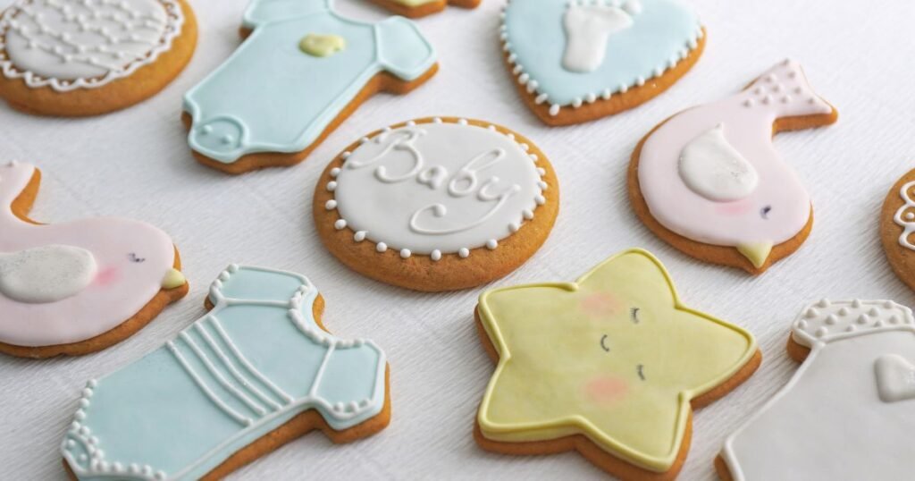 baby shower cookies