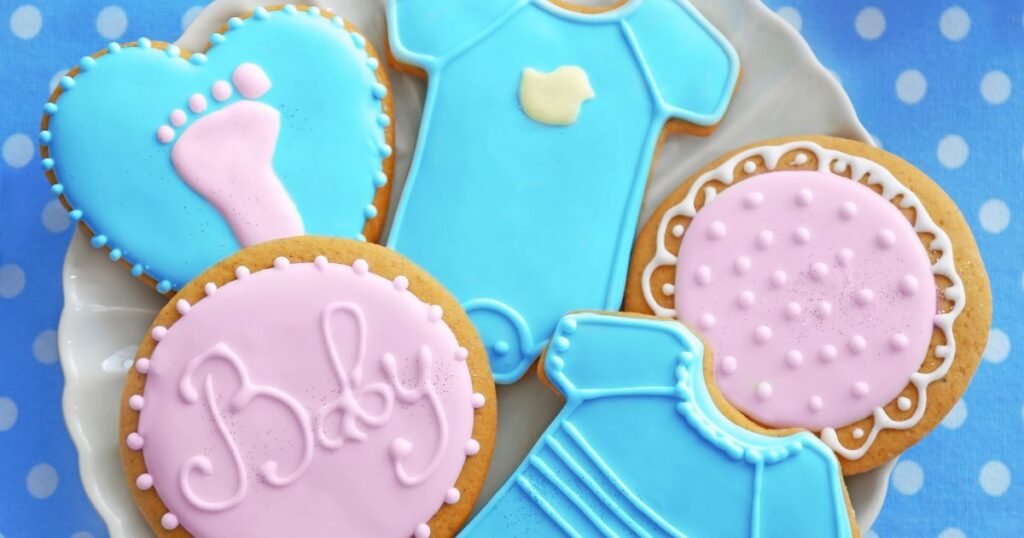 baby shower cookies